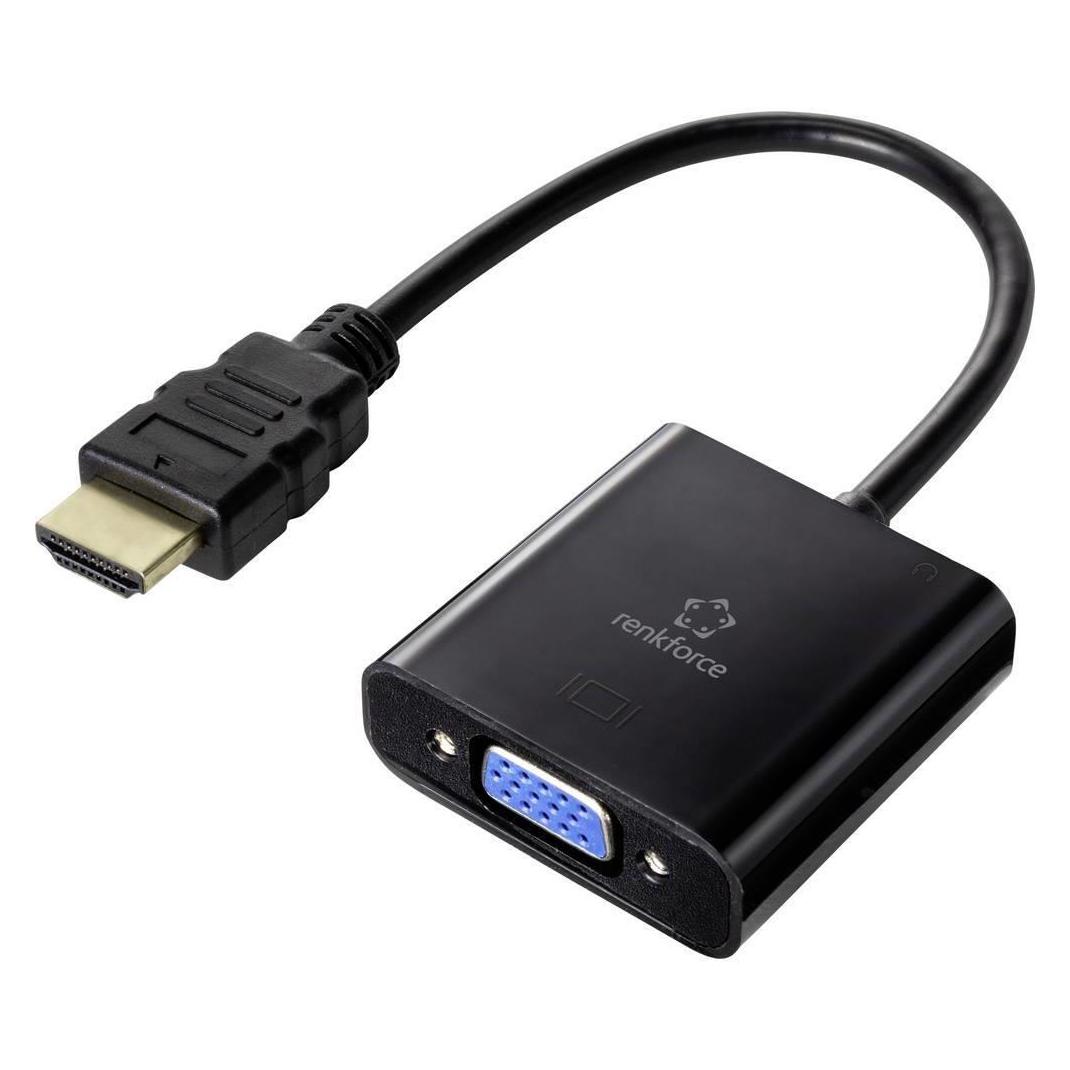 Renkforce HDMI VGA Adapter 0.15 m (HDMI, VGA) (RF-4531578)