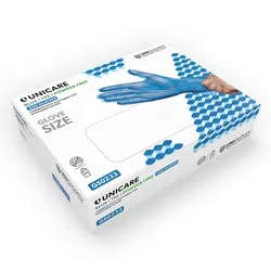 Unigloves Unicare Blue TPE Einweghandschuhe - Gr. S - 2000 Einmalhandschuhe