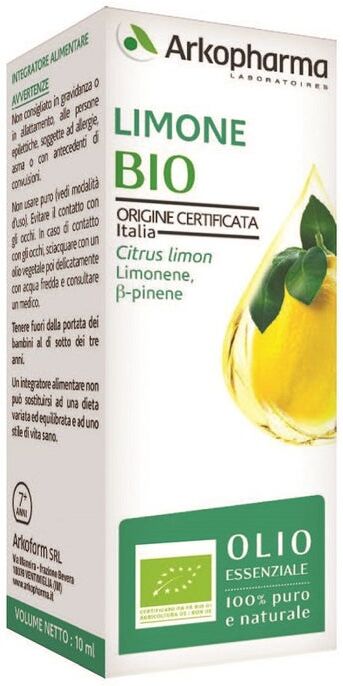 ARKOFARM Srl Arkopharma Arko Essentiel Limone Bio 10ml - Olio Essenziale Naturale al 100%