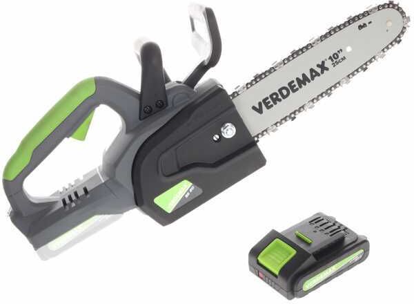 Verdemax SE20 - Akku-Kettensäge 20V 2Ah - Schwert  25 cm