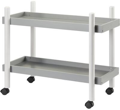 Heritage Kids 2 Tier Kids Rolling Storage Cart