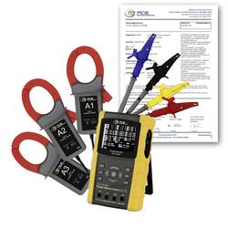 PCE Instruments PCE-PA 8000-ICA Netz-Analysegerät kalibriert (ISO) 1phasig, 3phasig mit Loggerfunktion, inkl. Stromzangen