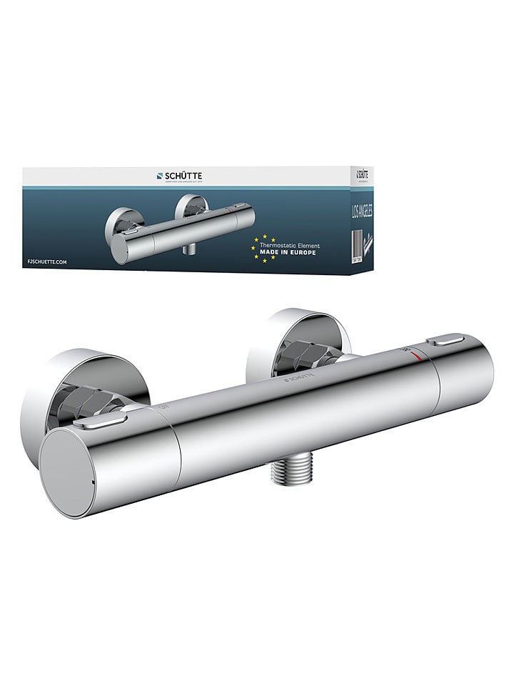 Schütte Wannenarmatur mit Thermostat "Los Angeles" in Chrom - onesize