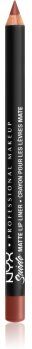 NYX Professional Makeup Suede Matte Lip Liner lápis mate para lábios tom 34 Alabama 1 g. Suede Matte Lip Liner