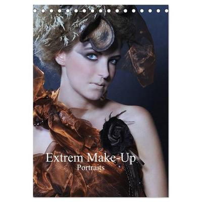 Extrem Make-Up Portraits (Tischkalender 2027 DIN A5 hoch), CALVENDO Monatskalender