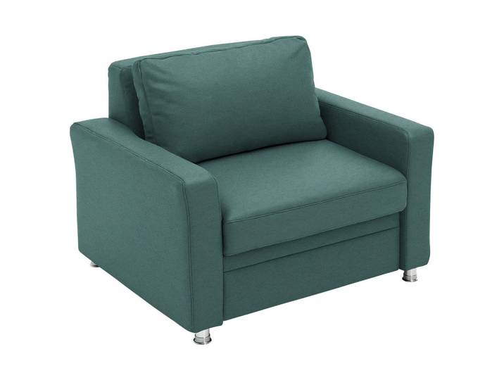 Beldomo Style Schlafsessel, Opal, Metall, 116x90x100 cm, Stoffauswahl, Wohnzimmer, Sofas & Couches, Schlafsofas, Schlafsessel
