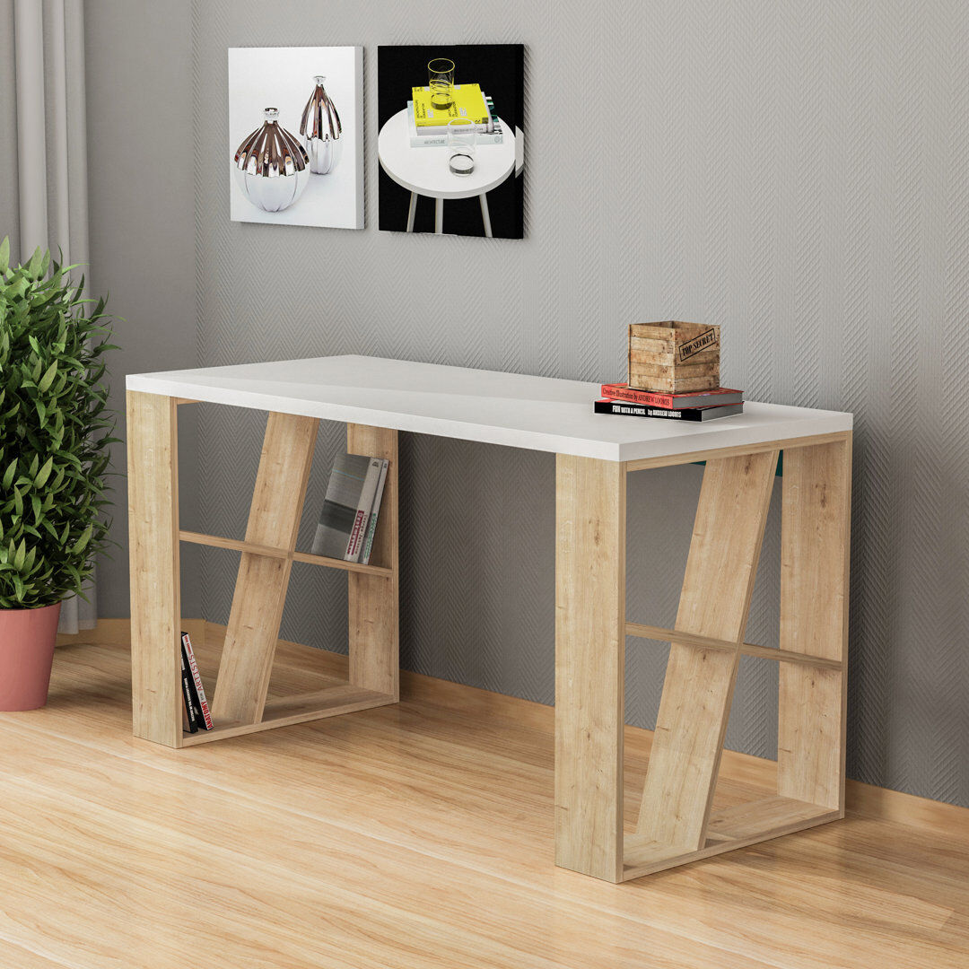 Zipcode Design Miranda Modern Multifunctional Desk Oak