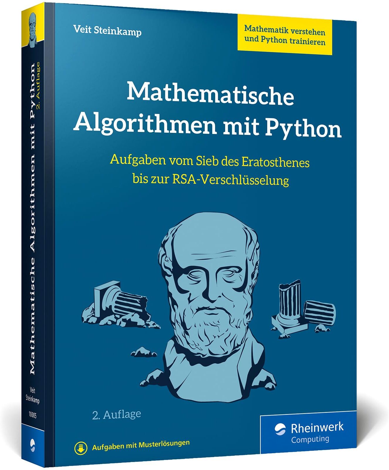 Steinkamp, Dr. Veit - Mathematische Algorithmen mit Python: Vom Sieb des Eratosthenes bis zur RSA-Verschlüsselung – Mathe-Klassiker verstehen u. Python trainieren – Ausgabe 2024 - Preis vom 11.10.2026 03:10:56 h