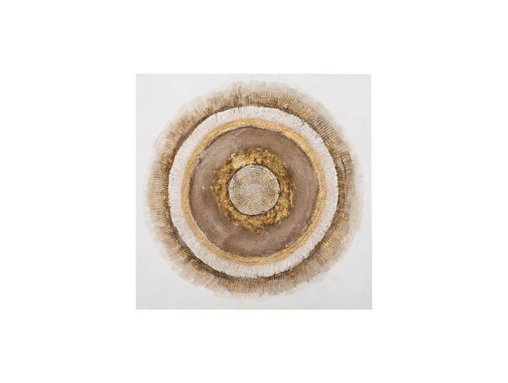 Handgemaltes, gerahmtes Bild „Mandala Natur“ 100 x 100 cm Multicolor Crea Collection