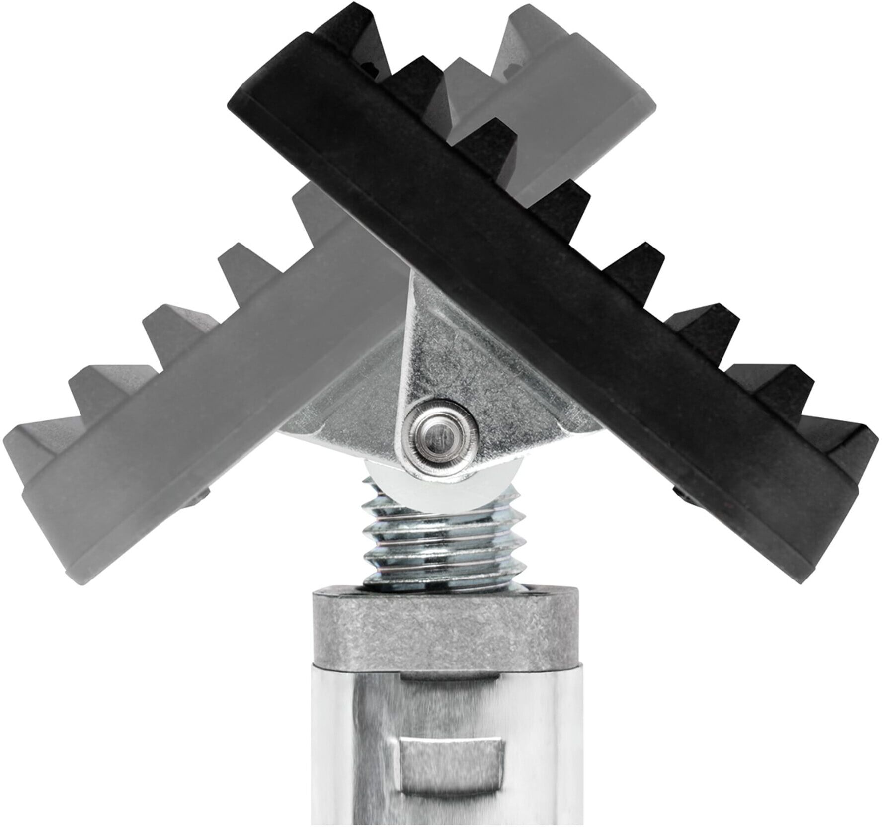 Bessey ST 1250 Decken- und Montagestütze aus Stahl mit Schnellspannmechanismus und Gummikappen (Spannweite:1450 -2900 mm) für Trockenbau (ST125)