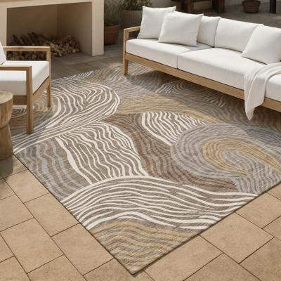 Addison Rugs Machine Washable Indoor/ Outdoor Modern Cortez Chantille Rug