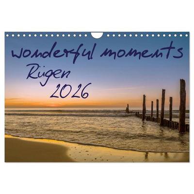 wonderful moments - Rügen 2026 (Wandkalender 2026 DIN A4 quer), CALVENDO Monatskalender