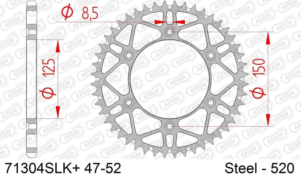 AFAM 71304SLK+50 Chain Sprocket