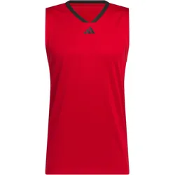 adidas Basketball Legends Tanktop Herren JN4746 - team power red 2/black S