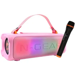 N-Gear Portable Speaker BLAZOOKA 703 PINK Pink Wireless BLAZOOKA703PK (5 h), Bluetooth Lautsprecher, Pink