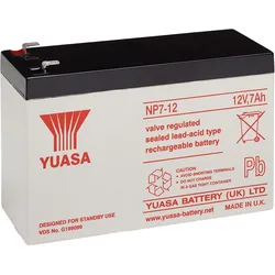 Yuasa Bleiakku 12 V, 7,0 Ah NP7-12L (7000 mAh, 12 V)