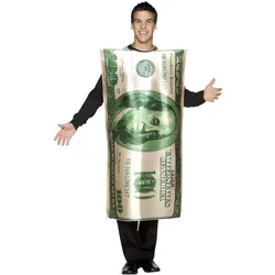 Rasta Imposta 100 Dollar Schein Kostüm (One Size)
