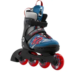 K2 EDDIE PRO Inline-Skates Kinder | Gr. 35-40 | grau - grau