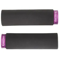 WOLF TOOTH Griffe Fat Paw Lock-On Grips | black / ultraviolet purple