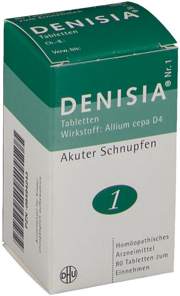 DHU Denisia 1 Schnupfen Tabletten 80 St