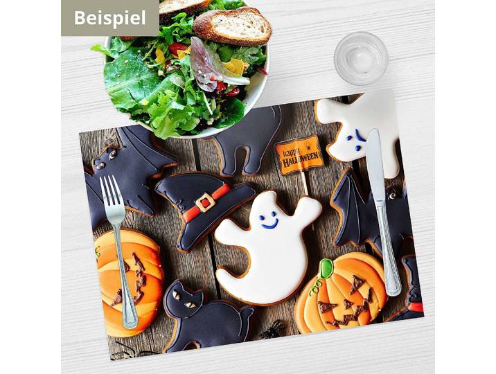 Tischset Fähnchen 12er-Set 44 x 32cm Multicolor