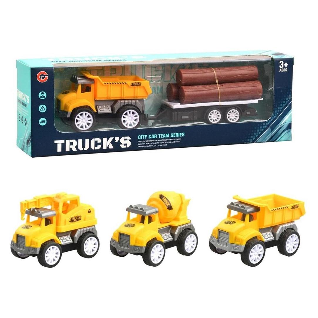 Trifox Auto mit Anhänger und MIX-Holz (41308327)