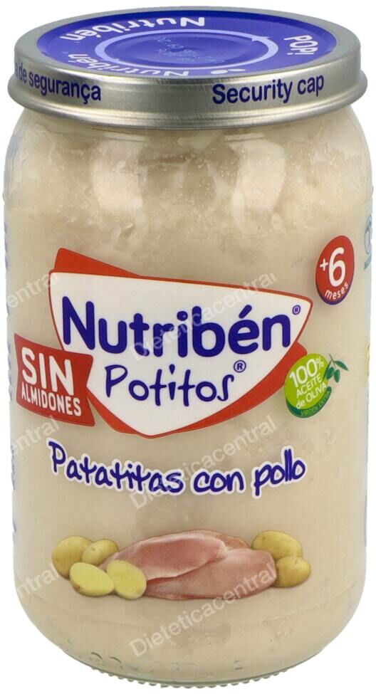 Nutriben nutriben purÉ-tarrito pollo patatitas 235gr.+6m