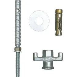 Mauerbefestigungs-Set EIBENSTOCK Schnellspannschraube mit Rawl-Dübl M12