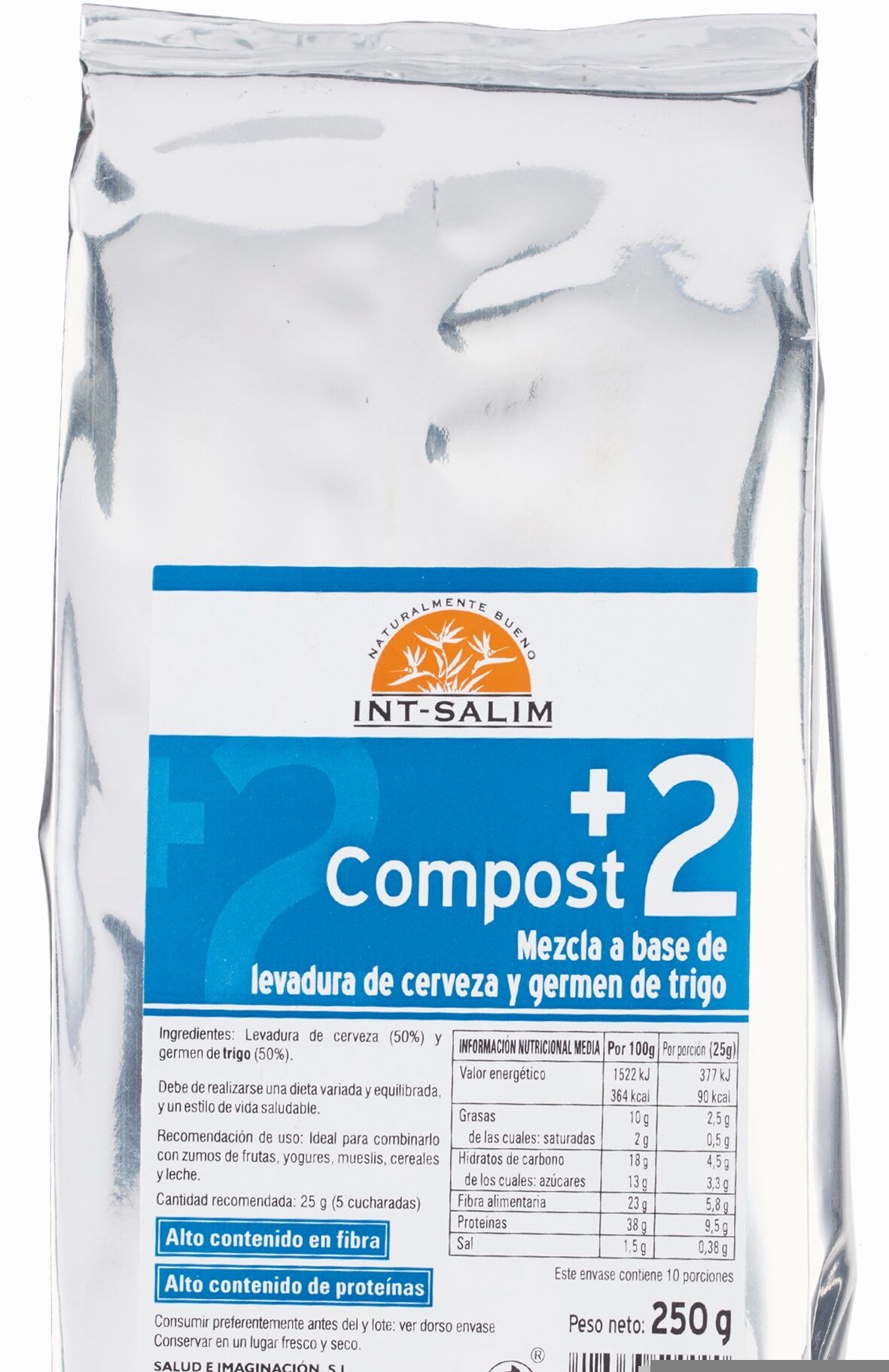 INT-SALIM Beer Yeast & Wheat Germ Compost +2 250 gr