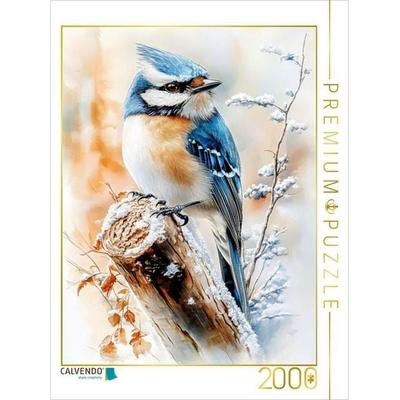CALVENDO Puzzle Blaumeise | 2000 Teile Lege-Größe 90x67cm Foto-Puzzle für glückliche Stunden