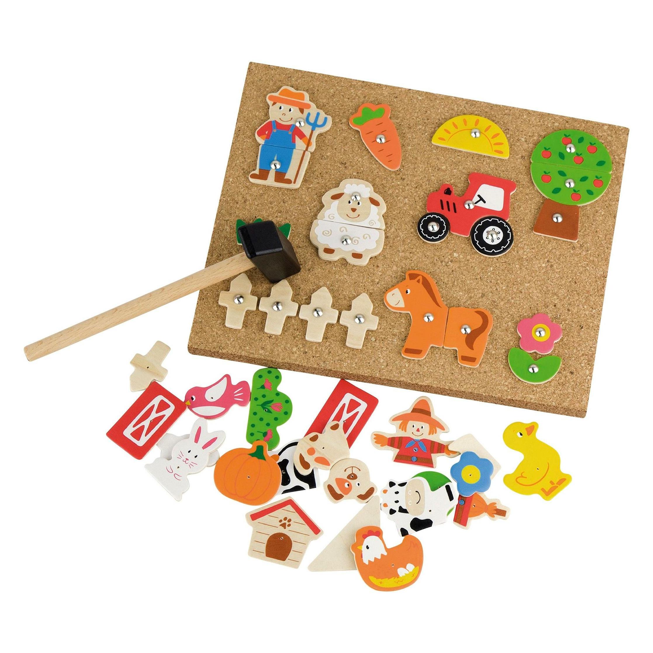 Creativ Company VIGA - Hammer Mosaic Set - Farm (908545) (908545)