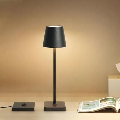 Uplift Picks Rechargeable Touch Dining Table Lamp For Elegant Cordless Ambient Lighting Anywhere black B changeable