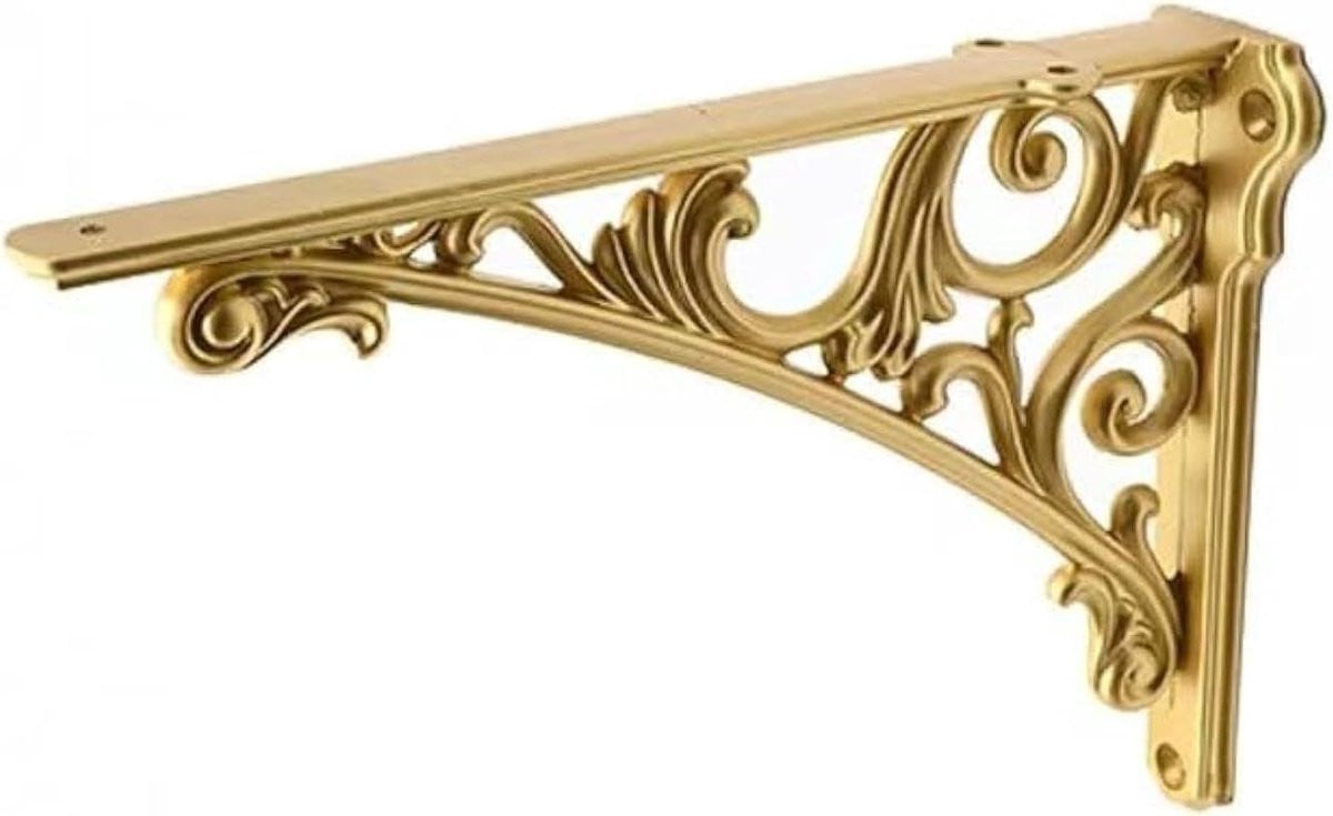 Decoratieve Plankbeugel in Barokke Stijl - Goud - 20 cm