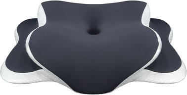 Handpicked Choices Ergonomic Cervical Pillow Memory Foam Neck Pain Relief Pillow For Side Back And Stomach Sleepers grey