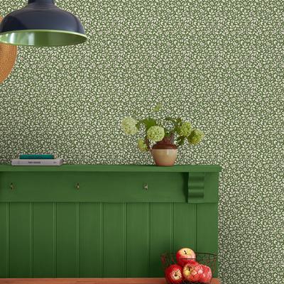 Vliestapete JOULES "Ditsy Floral", grün, H:10m L:10m, Vlies, Tapeten, Design Tapeten