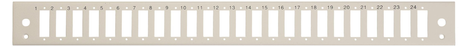 Equip 19 inch Patchpanel 24xSC-Duplex 1U Staal Grijs