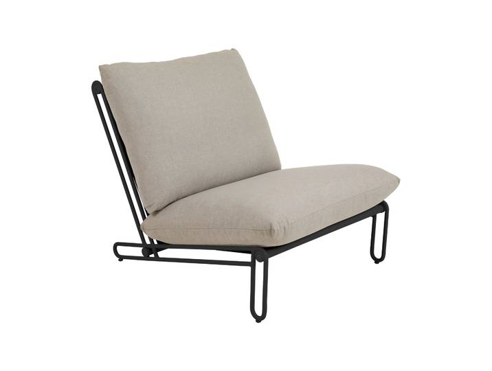 Brafab Blixt fauteuil lounge Noir-clay beige