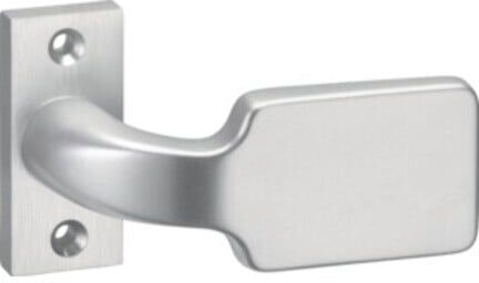 Bouton de porte profilé 1315/0000 Alu. F1 Réceptacle 8mm ; Dieckmann (1315/0000/01)