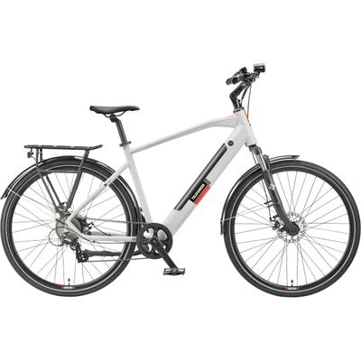E-Bike TELEFUNKEN "E-Trekking Expedition XT490 Herren" Gr. 52, schwarz (kreide, schwarz), Elektrofahrräder, 52cm, 28 Zoll (71,12cm), Pedelec, Elektrofahrrad, Herren, innerhalb StVZO, 28 Zoll