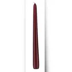 Wiedemann Kerzen Spitzkerzen Bordeaux 250 x Ø 25 mm, 12 Stück, Kerzen in RAL Kerzengüte Qualität