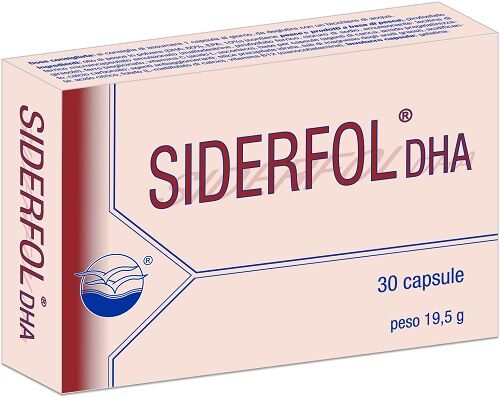 FARMA VALENS Srl SIDERFOL DHA, 30 Capsule