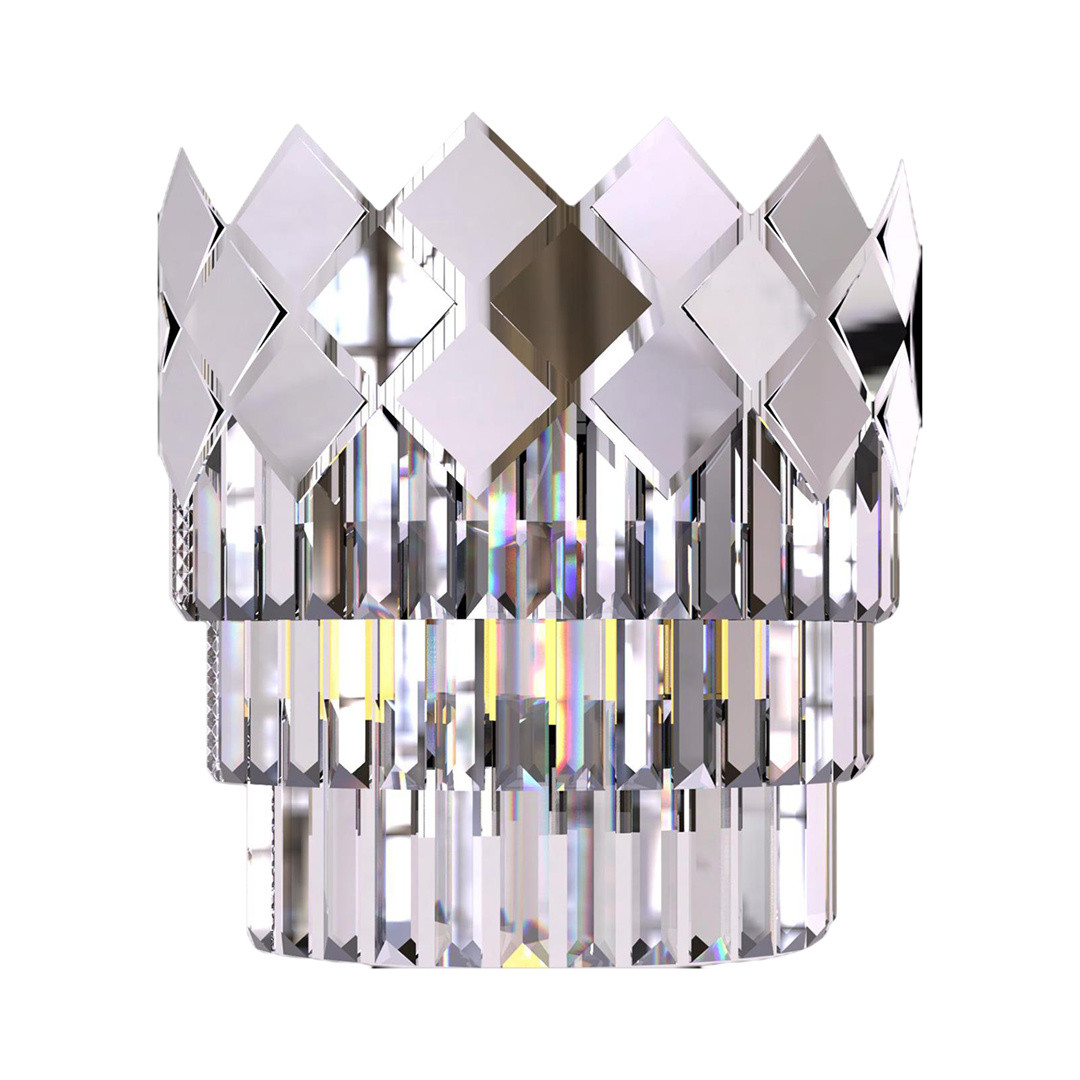 Eko-Light Carisma Chrome wandlamp met 2x E14 fitting