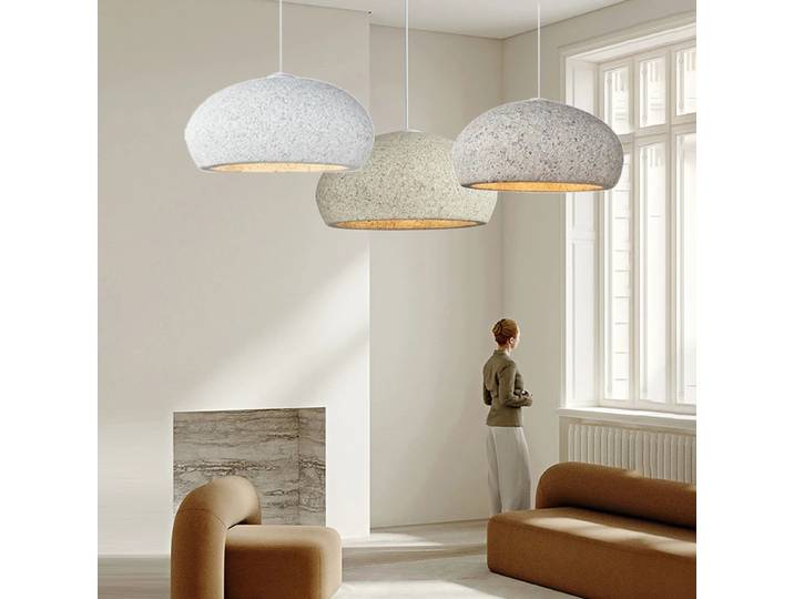 Designer nordique japonais minimaliste Wabi-Sabi Style LED lustre Bar étude Restaurant chambre luminaires décoratifs Art