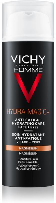 Vichy Homme Hydra-Mag C feuchtigkeitsspendende Pflege gegen Ermüdungserscheinungen von Gesicht und Augenbereich 50 ml