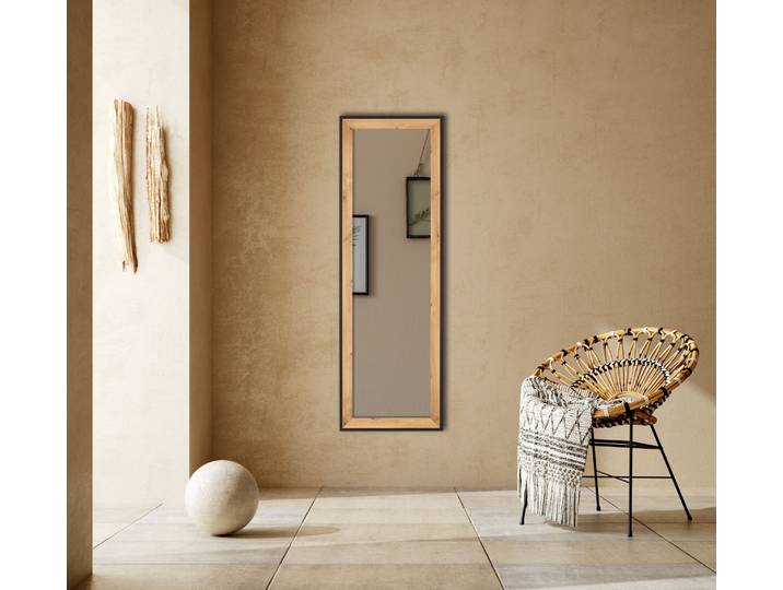 Spiegel MIRRORS AND MORE Branda , braun (artisan eiche), B:50cm H:150cm T:2,7cm, MDF, Spiegel, Spiegel, Wandspiegel