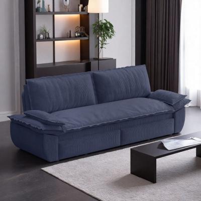 "73.2"" 3-in-1 Convertible Pull-Out Sofa Bed with Queen Size Sleeper"