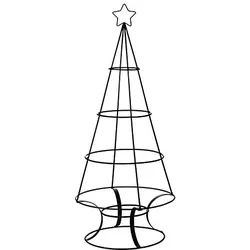 Metall-Weihnachtsbaum, schwarz, 82,5 cm