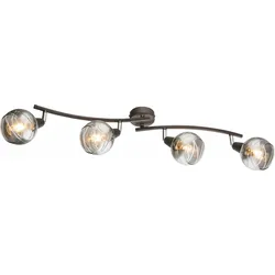 Globo 54347-4 Isla Led Strahler Metall Bronzefarben, 4X E14 Led