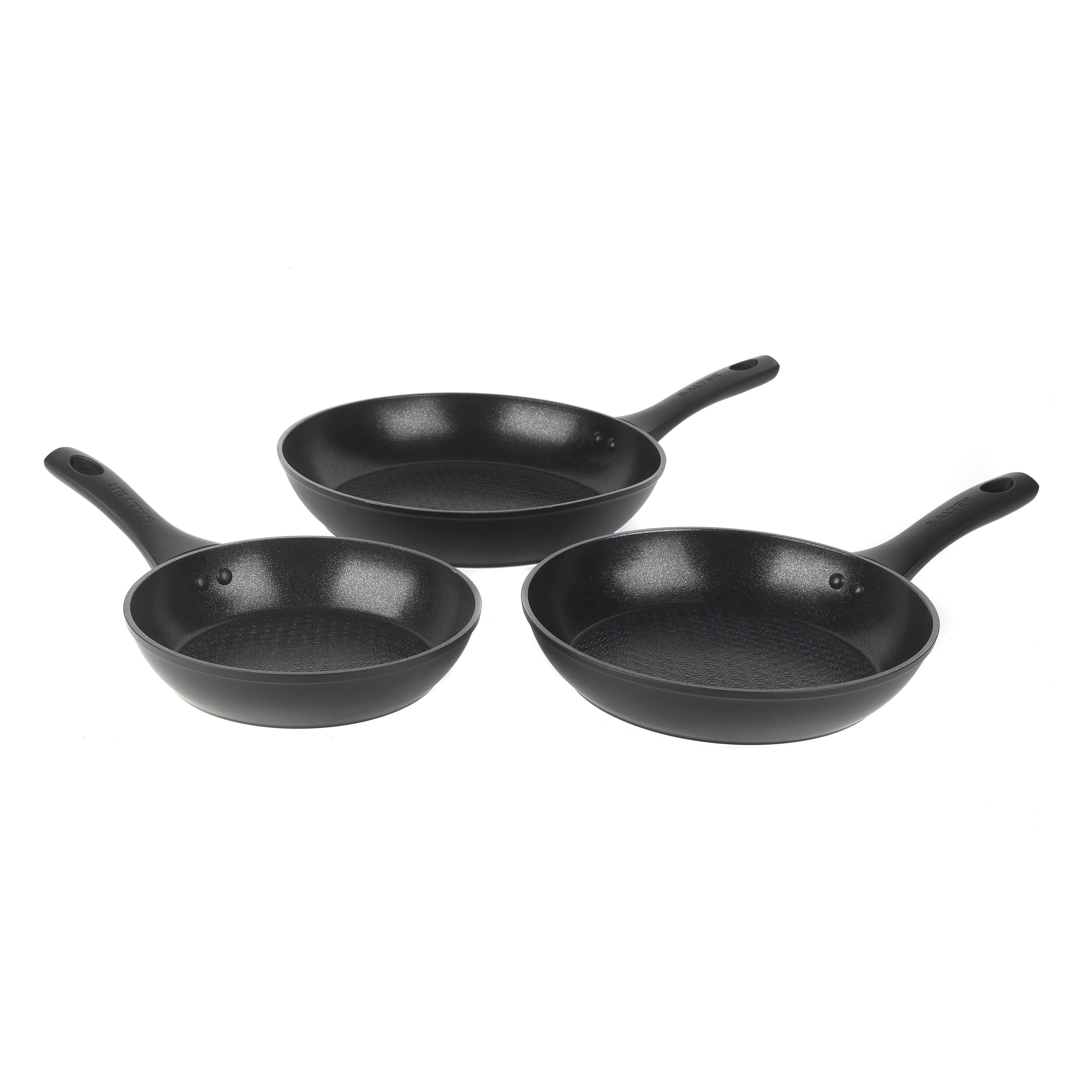 Salter BW08773 Geo Hex 3-Piece Fry Pan Set - 20/24/28cm (BW08773)
