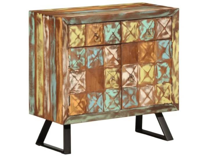 Helloshop26 Schubladenschrank Retro 70 x 35 x 70 cm Praktische Aufbewahrung Einzigartiger Stil Vintage Ambiente aus Holz Mehrfarbig 02_0047283